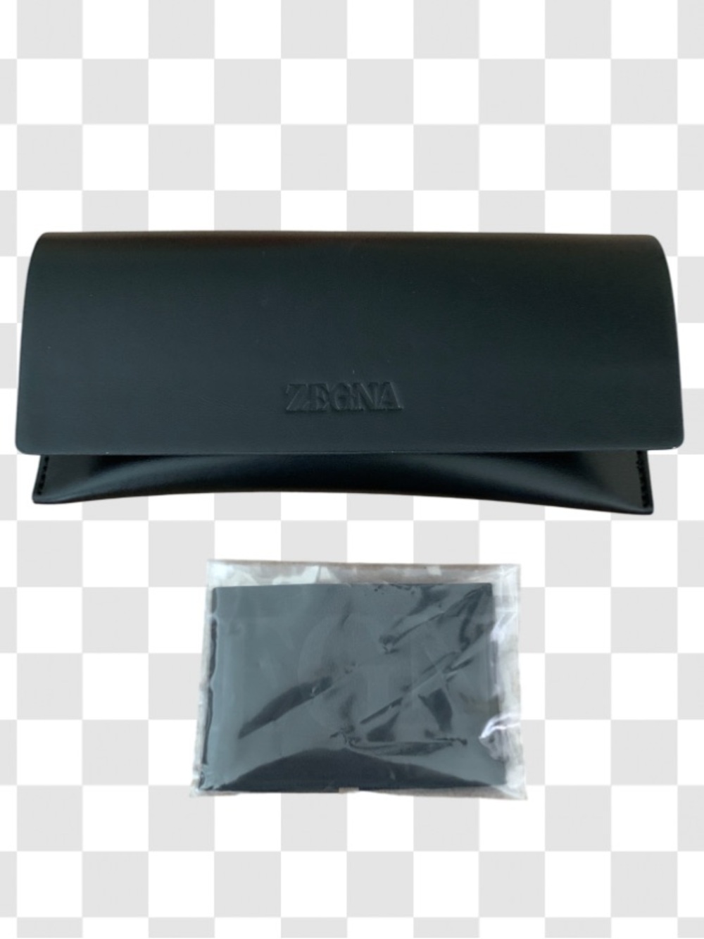 ZEGNA Black Eyewear Case & Cleaning Cloth